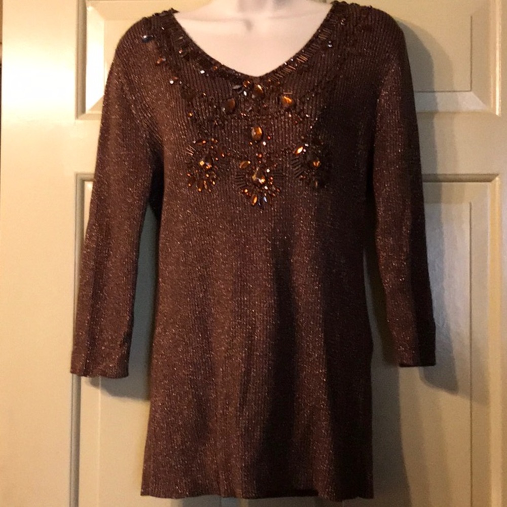 Glamour Your Glitz Long sweater.